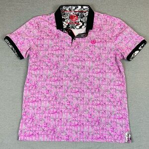Au Noir Pink Patterned Men's Shirt